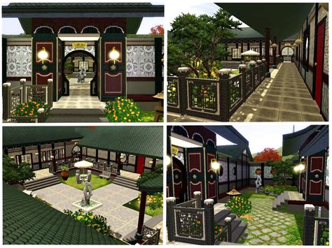 Mod The Sims Chinese Courtyard House