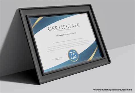 Certificate Printing From £9 A4 Certificate Template