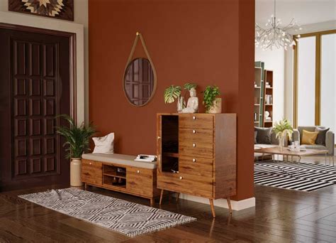earthy brown house paint colour shades  walls asian paints