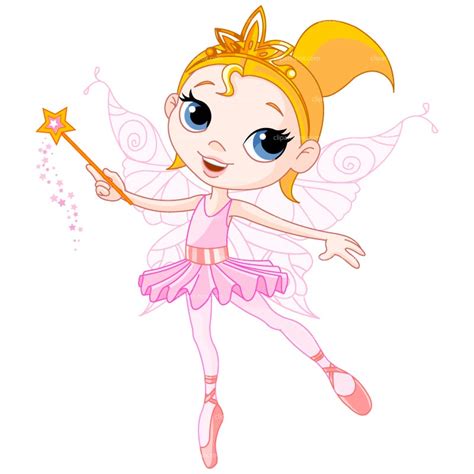 Cartoon Fairy Pictures Fairy Cartoon Princess Pink Vector Clipart