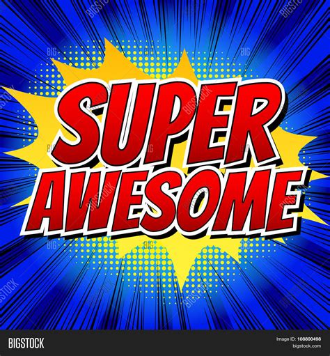 Super Awesome Comic Vector And Photo Free Trial Bigstock