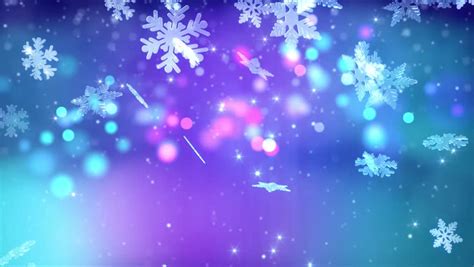 Winter Snowflakes Falling Winter Wonderland Stock Footage Video 100