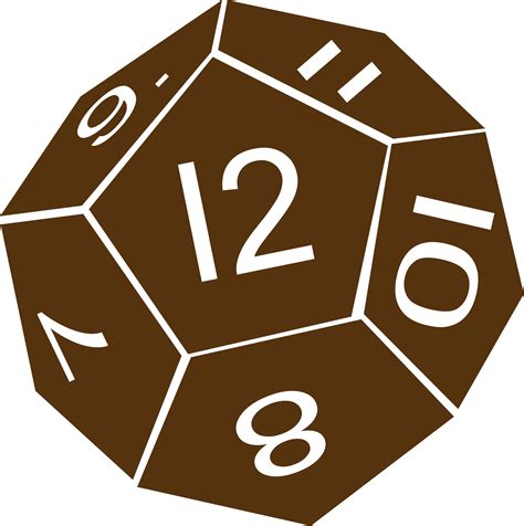 D12 Twelve Sided Dice Icons Png Free Png And Icons Downloads