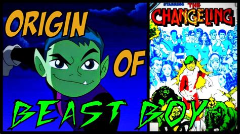 Origin Of Beast Boy Teen Titans │ Comic History Youtube