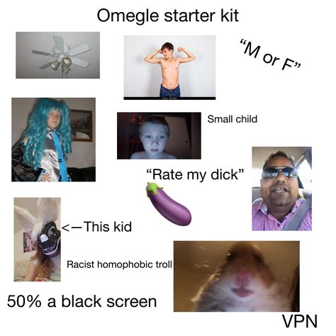 Omegle starter pack | /r/starterpacks | Starter Packs | Know Your Meme