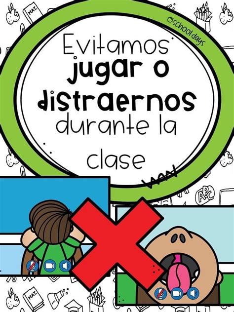 Aulas (4) imprimibles (8) inclusión (16) infantil (88) inferencias (18) innovación (61) instructivo (3) interactivos (16) investigación (21) ios (13) juegos las cookies de este sitio web se usan para personalizar el contenido y los anuncios, ofrecer funciones de. Pin de Mariela Vasquez en Normas de convivencia | Imagenes de clases, Reglas de clase, Normas de ...