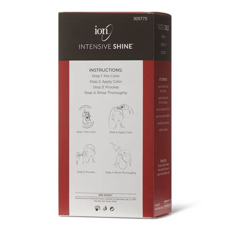 Ion Intensive Shine Hair Color Kit Intense Light Auburn 5ir Hair Color Kit Sally Beauty
