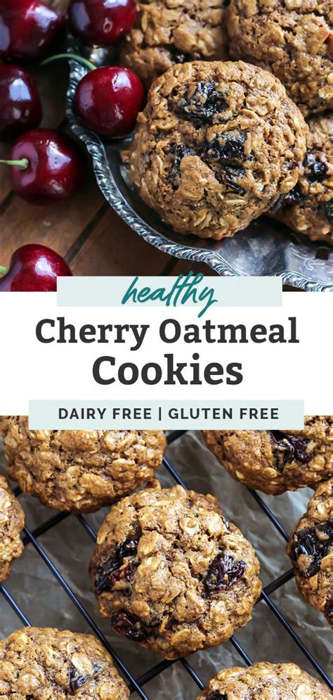So i feel like i'm a tad bit late with these cookies, since i just missed christmas and all, but the truth is that sugar cookies are good all year. Healthier Cherry Oatmeal Cookies [Gluten-Free, Dairy-Free ...