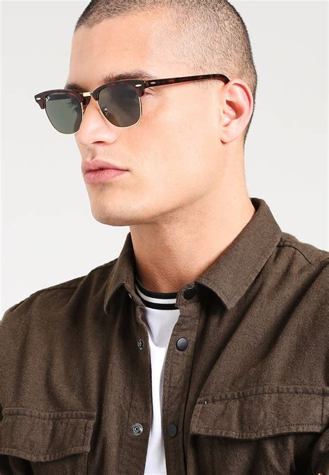 Ray Ban 0rb3016 Clubmaster Sonnenbrille Braungoldfarben