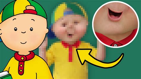 Caillou In Real Life Humanizing Characters Photoshop Youtube