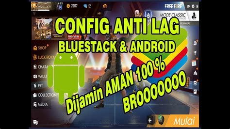 What is the name of king in the free fire for pc without bluestacks? CONFIG BLUESTACK & ANDROID!!! TUTORIAL CARA MENGATASI LAG ...