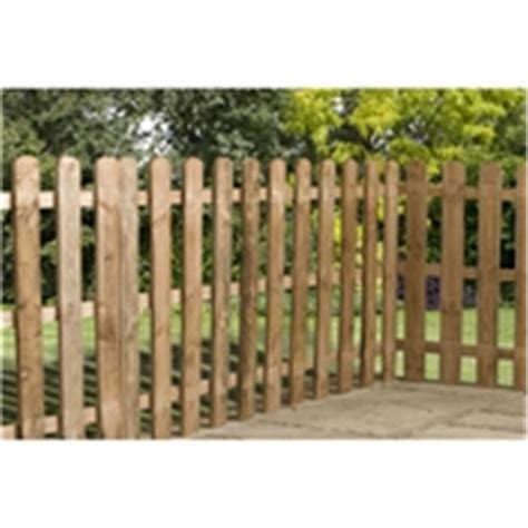 Oxford Fencing 3ft Palisade Round Top Fencing