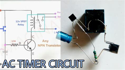 Timer Circuit How To Make Simple Timer Circuit Using One Transistor