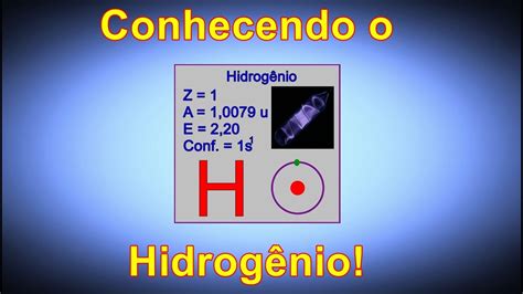 Conhecendo O Hidrogênio Youtube