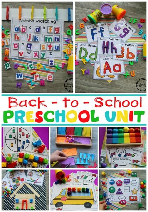 Back To School Themes Planning Playtime Preschool Activities