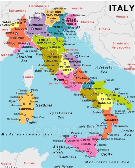 Itália é um país que tem uma grande variedade a. MAPA DE ITALIA - MOCHILEROS VIAJEROS