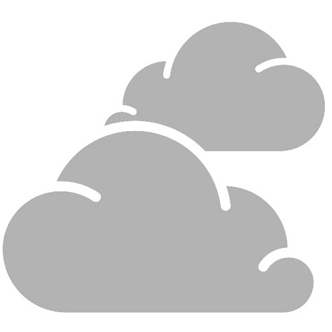 Simple Weather Icons Cloudy Svgvectorpublic Domain Icon Park