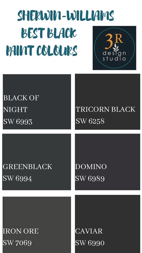 Sherwin Williams Black Paint Colours Black Paint Color Exterior