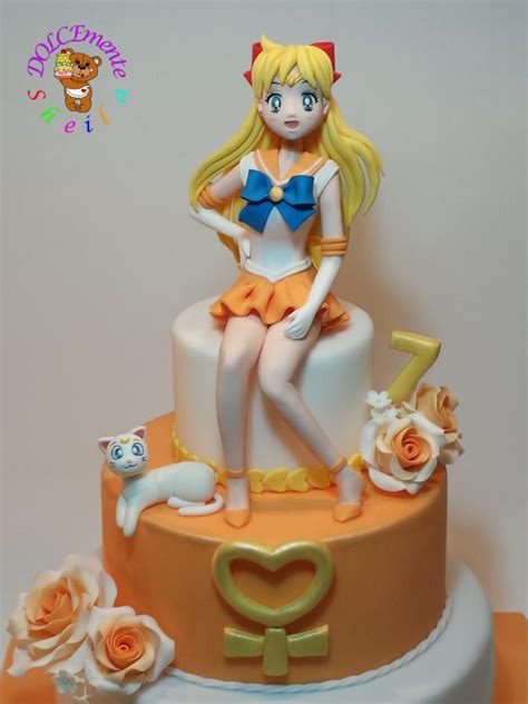 Sailor Venus Cake Sailor Moon Cakes Anime Cake Sailor Moon Birthday