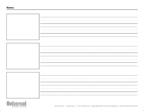 Free Printable Draw And Write Paper Get What You Need For Free