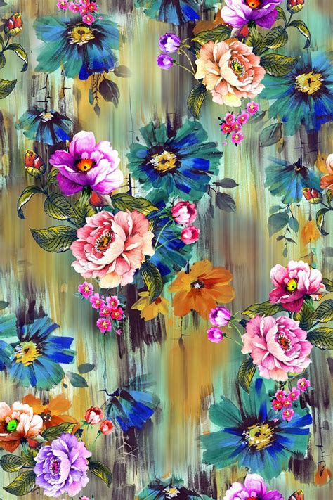 Maybe you would like to learn more about one of these? PAINTING_Flower Design_Digital Print_2 | Blisse Design ...