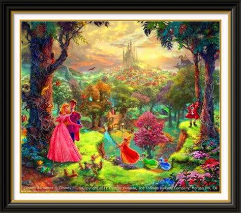 Thomas Kinkade Sleeping Beauty I Loved The Hidden Characters In This