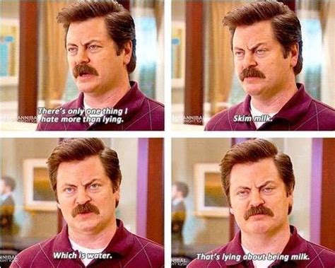 Ron Swanson Parks And Rec Funny Quotes ShortQuotes Cc