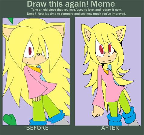 Draw This Again Meme Sonic Fan Characters Photo