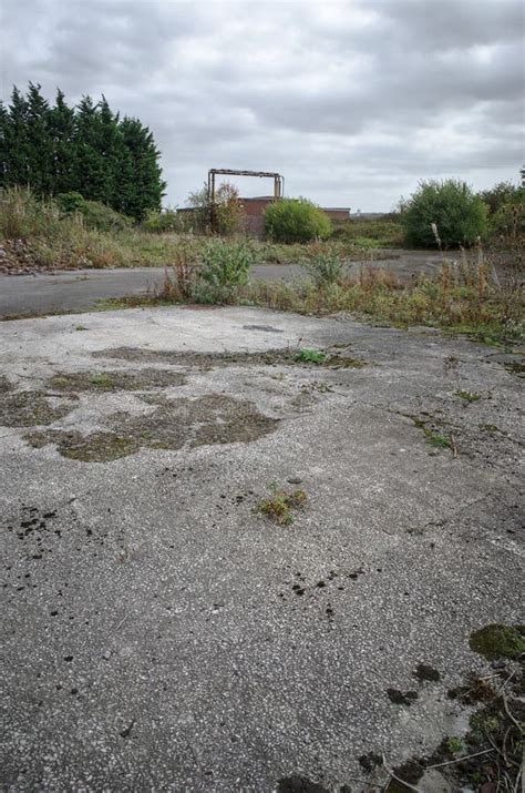 Brownfield Land Site Of Former Chemical Plant Stock Image Image Of