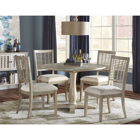 Hillsdale Ocala 4838DT5 Ocala Wood Round Dining Table with 4 Wood