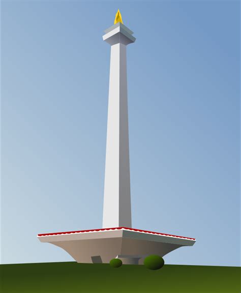 Free Clipart Indonesia National Monument Monas Takien