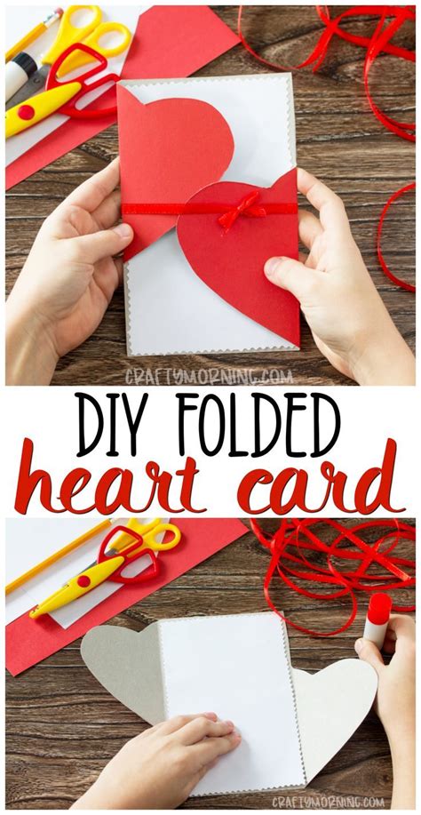 Diy Folded Heart Card Artofit