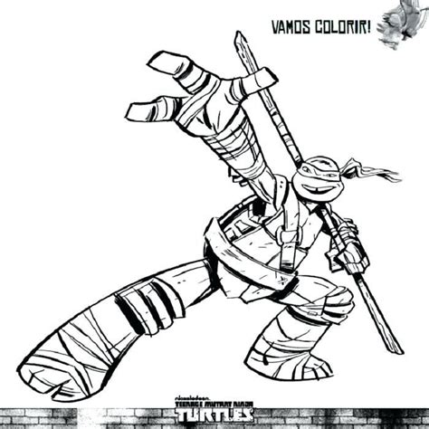 Tartaruga Ninja Para Colorir Mais Imagens Desenhos Para Colorir
