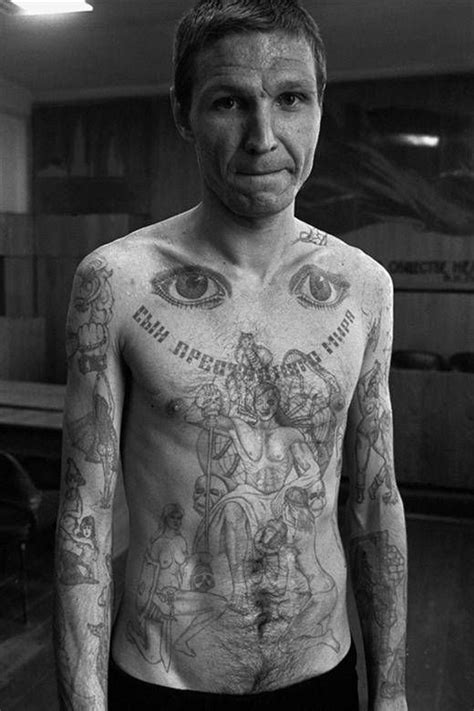 Russian Criminal Tattoo Russian Tattoo Prison Tattoo Meanings