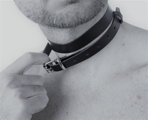 Mens Sexy Collars Personalized Leather Collar Etsy