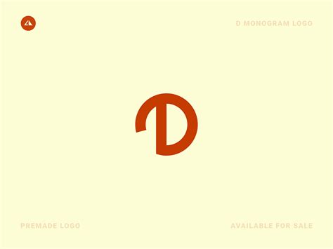 D Monogram Logo By Luke Deft On Dribbble