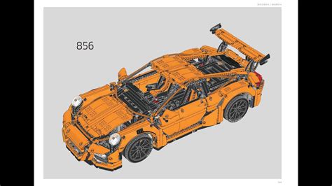 Lego 42056 Porsche 911 Gt3 Rs Instructions Lego Technic 2016 Youtube
