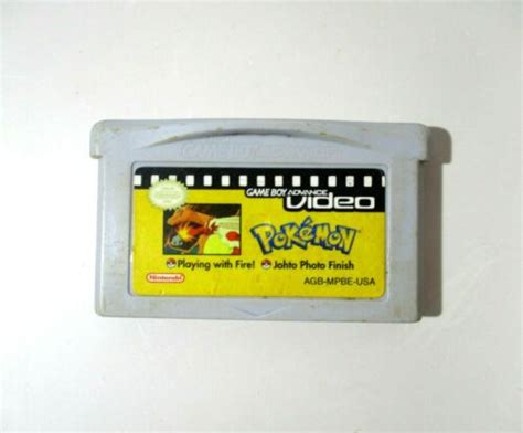 Game Boy Advance Video Pokémon Johto Photo Finish And Playing With