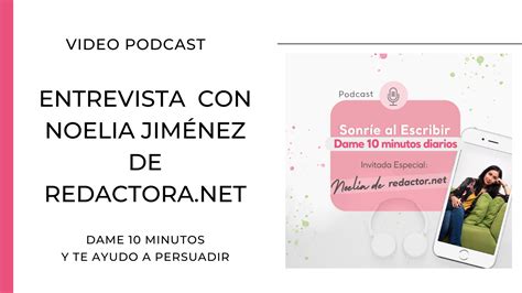 Video Podcast A Noelia Jiménez Hablando De Copywriting Y Estrategias