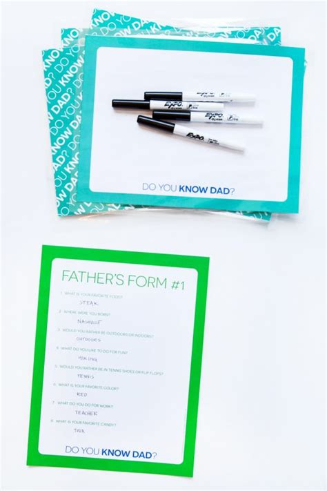 Do You Know Dad Game Free Printable Pack Paging Supermom