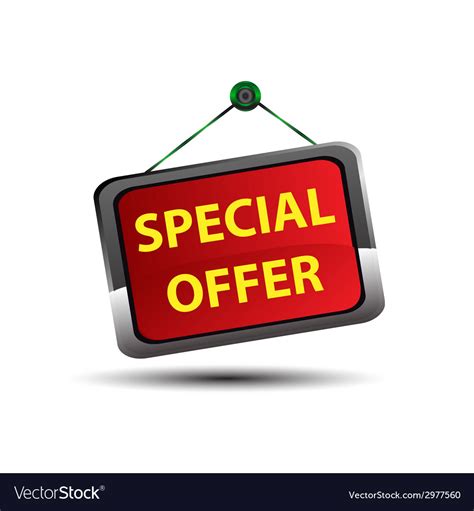 Special Offer Icon Button Royalty Free Vector Image