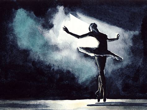 Black Ballerina Painting At Explore Collection Of