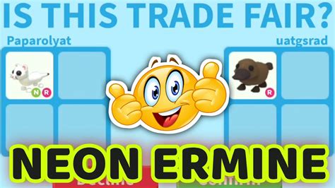 Offers For Neon Ermine In Adopt Me Christmas Update 2022 Youtube