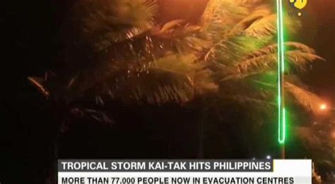 Tropical Storm Kai Tak Hits Philippines World News