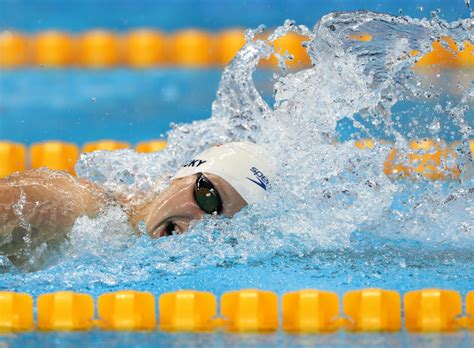 Katie Ledecky Swims A Relaxed Olympic Record Time In 800 Freestyle Prelims