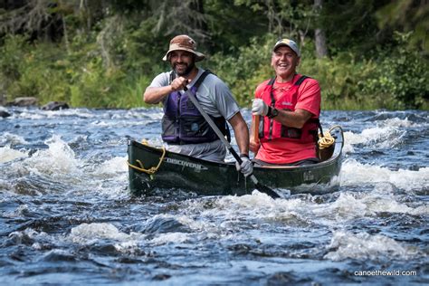 Canoeing Chase Stream Rapids Canoe The Wild