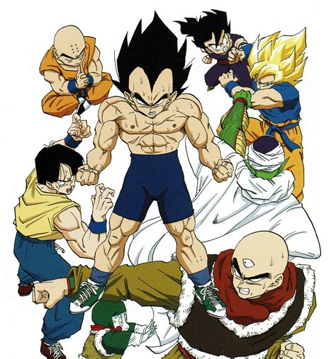 Son Goku Vegeta Son Gohan Piccolo Kuririn And More Dragon Ball And More Drawn By