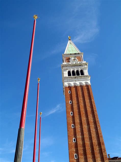 Campanile San Marco Venezia Italia Campanile Sur La Place Saint