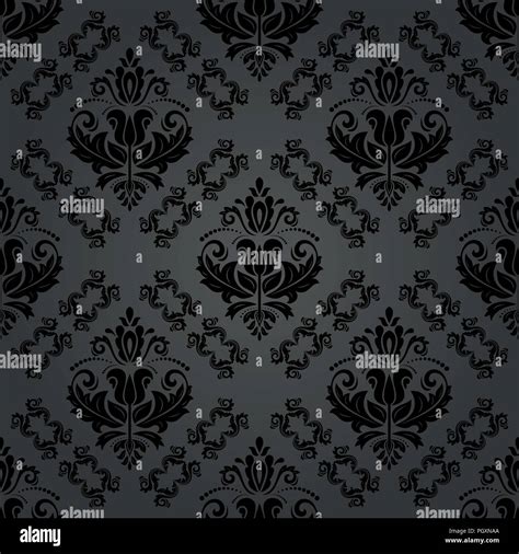 Orient Seamless Vector Dark Background Stock Vector Image And Art Alamy