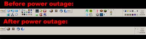 Windows 7 Taskbar And Systray Are Reset After A Power Outage
